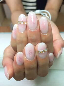 リリーヘブン(LILY HEAVEN)/春のふんわりチークネイル☆