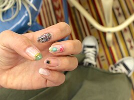 シースルー押し花アート