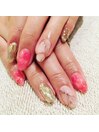 混ぜ混ぜネイル☆
