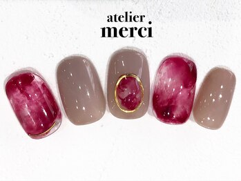 アトリエ メルシー 代々木(atelier merci)/秋色ネイル