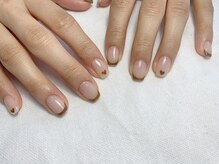 ユージューネイルルーム(UJU nail room)/フレンチ×ハートネイル