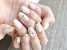 ネイルワン アイラッシュ エムアンド(nail One eyelash m&)/人気のミラーアート！