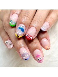 キャラクターモチーフネイル