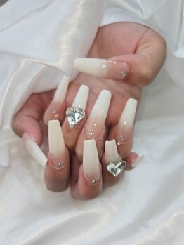ローズマリー(Rosemary)の写真/【長さだし1本660円～！】休み期間中だけでもロングネイルを楽しみたい方にもオススメです◎
