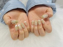 オルオル(oluolu)/春のフレンチネイル