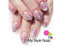 マイ スタイル ネイルズ(My Style Nails)/ラメグラデーションジェル