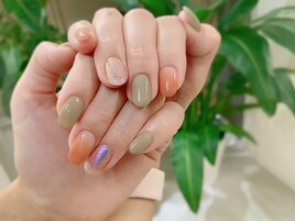 秋ネイル/パラジェル