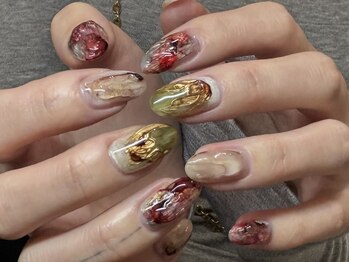 フォルクネイル(:volk nail)/カラフルニュアンス