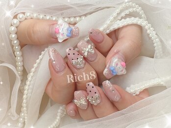 ネイルアンドまつげエクステ リッチエイト 原宿店(Rich8)の写真/《原宿駅徒歩3分》オフ無料【やり放題90分￥8200~】ガーリー・ワンホン・韓国デザインをお得に楽しめる♪