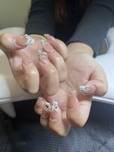 レジュヴィア(Re:JUvia)/長さ出し10本アートネイル4本♪