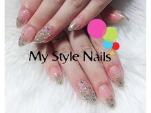 マイ スタイル ネイルズ(My Style Nails)/ラメグラデーションジェル