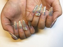 Vカットストーンネイル