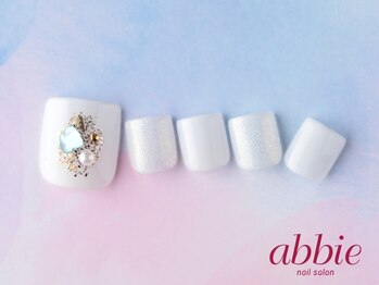 ネイルサロンアビー 北千住店(abbie)/ホワイトシェル◇￥10450