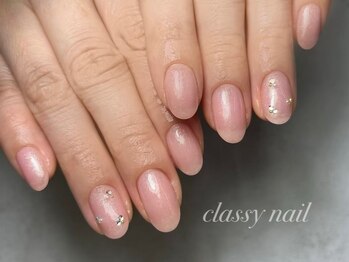 クラッシーネイル ビューティー(classy nail beauty)の写真/日常に溶け込む飽きの来ないシンプルネイルを楽しんで♪検定保持の実力派ネイリストが対応◎