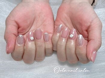 オーラ(Orla)の写真/SNSや海外で人気の話題ワンホンネイルが定額で試せる!¥6800~何度でも同じ価格で通える定額コースが大人気☆