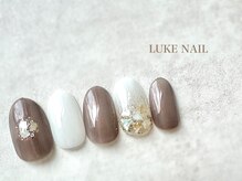 ルークネイル(LUKE NAIL)/キラキラシェルネイル