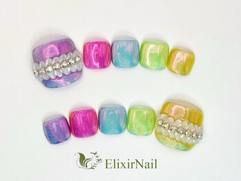 エリクサーネイル 五反田(Elixir Nail)/フットやり放題/クーポン使用