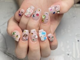 ワンカラー&ストーン付け放題