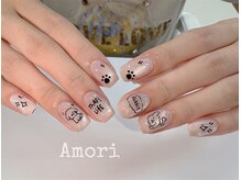 アモリ(Amori)/透け感マグネット×犬猫シール