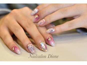 ネイルサロンアンドスクール ディオネ(Dione)/2色グラデーション