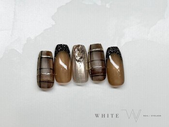 ホワイト(WHITE)/11月12月chillサンプルデザイン