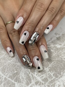 ネイルサロン ジュウェル 高原店(Jewel)/ハートいっぱいネイル