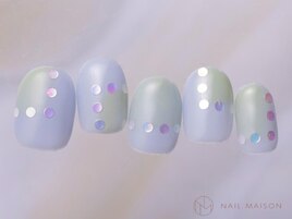 ブルーもやもやホロドット￥6500