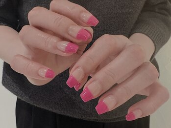 フレンチネイル　パラジェル