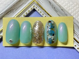 ストライプアート☆￥6,800