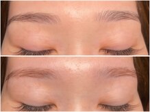 ランプ(LAMP)/眉毛カラー　上before 下after