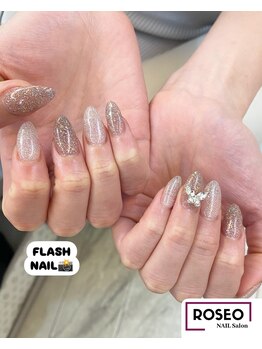 ネイルサロン ロゼオ(Nail salon Roseo)/定額Nail ¥6990~/長さ出し+¥3300