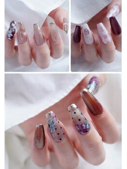 ネイル フライガール(nail FLY GIRL)の写真/自爪が短い・折れてしまった…そんなお悩みの方に！長さ出しで指先を美しく魅せます♪イベント前にも◎