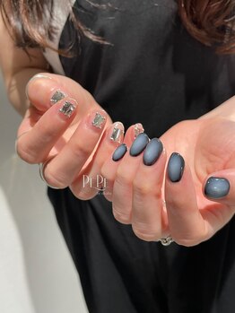 ペペ バイ オカバ 平野店(PEPE by okaba)/アシメネイル