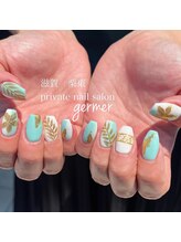 ジェルメ(germer)/ハワイアンジュエリーネイル♪