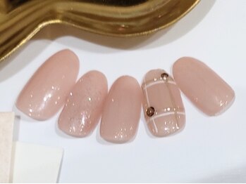 ミュゲットネイル(Muguet nail)/チェック柄