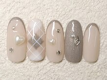 リノ ネイル(Rino nail)/12月新作ヌーディーグレー712e2