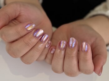 ネイルサロン アール(NAIL SALON R)/【春ネイル】ピンクマグネット
