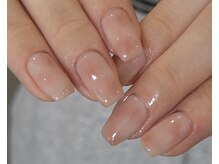 エル(Elle.)/桃ネイル