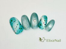 エリクサーネイル 池袋(Elixir Nail)/定額a シンプル/クーポン使用