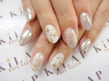 【定額￥7980】ミラー・星ネイル