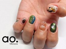 アオ おもろまち(ao.)/85min/ニュアンス Nail ao.沖縄