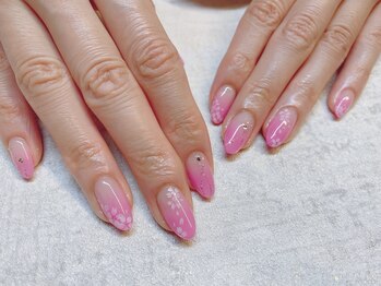 レアレアネイル(Lealeanail)/【パラジェル】桜デザイン