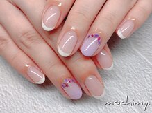モチミィ(mochimy.)/＊フレンチ／押し花グラデ＊