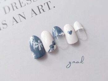 ワイネイル(Y.nail)/ホワイトな恋人風