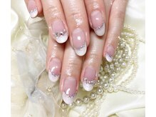 ウィズ フェリーク/キラキラフレンチネイル