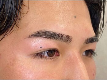 リッチアイブロウアンドアイラッシュモリオカ(Rich eyebrow& MORIOKA)の写真/一気に垢ぬける仕上がりが大好評★【メンズ眉毛ワックス￥5000】リピート必至の恵比寿の人気店が盛岡に!!