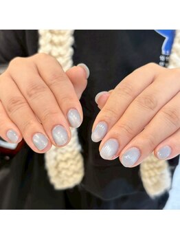 ホワイトネイル 難波店(WHITE NAIL)/マグネットネイル/ワンカラー