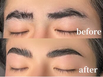 エムズアイブロウ 大和西大寺(M’sアイブロウ)/メンズハリウッドブロウリフト