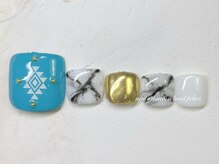 フェリーチェ(nail salon＆school felice)/フットネイル/定額制9900円/瑞江