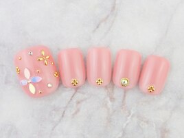 お花フットネイル